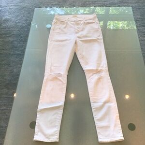 Mother Jeans The Stunner Ankle‎ Button Fly Stayin' Cool White Skinny Denim 26
